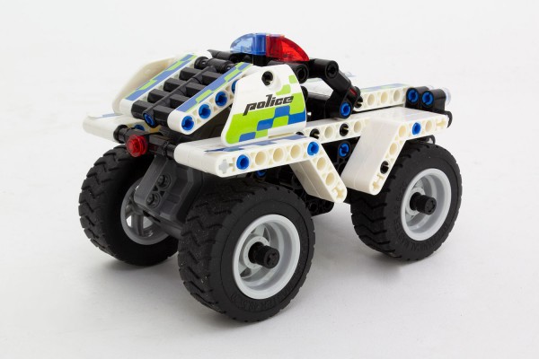 Teknotoys Active Bricks Pullback Polizeiauto